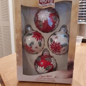 Christmas Tree Glass Ornaments